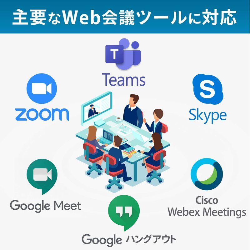 超可爱の アイ・オー・データ USBスピーカーフォン 大人数向け Web会議 Zoom/Teams/Skype/Google Meet対応 スマホ・タ