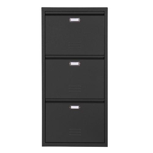 シューズラック シューズロッカー スチール おしゃれ かっこいい 玄関 頑丈 3段 扉付き 安い ロッカー 靴箱 下駄箱 省スペース スリム ハンマートーン Aztpn 33bk Arrows Furniture 通販 Yahoo ショッピング