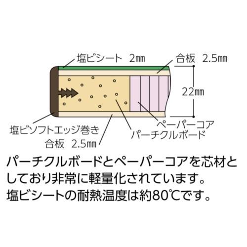 作業台 テーブル  ワークテーブル ワークベンチ 90cm 60cm キャスター 移動式 耐荷重 160kg 塩ビシート 天板 工場 作業場 軽量 100φ ゴムキャスター｜office-arrows｜02