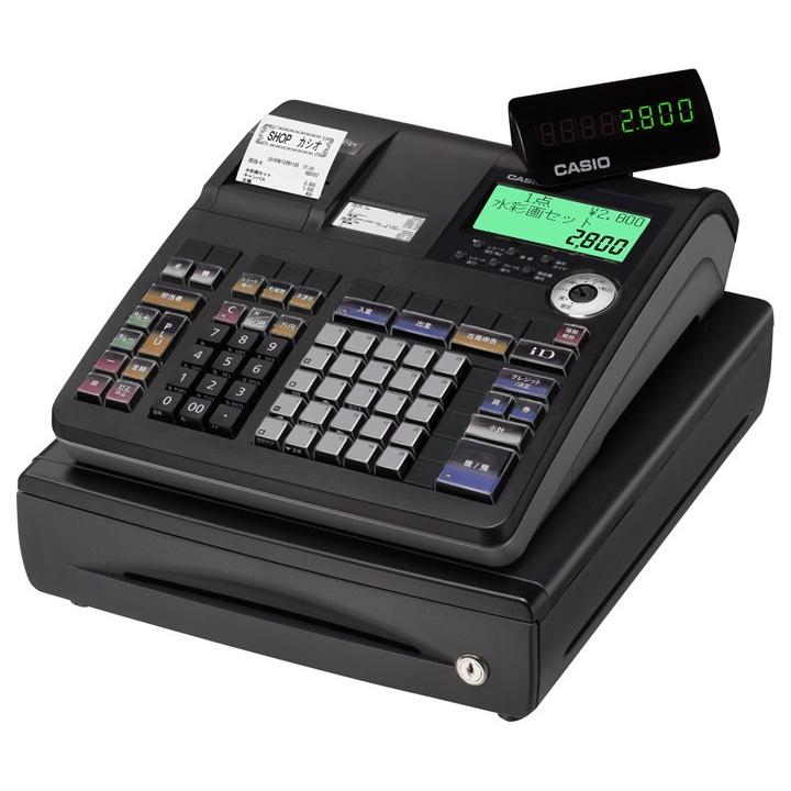 カシオ レジスター 小型 CASIO TE-2800-25S 25部門 TE-2800-25SBK 事務