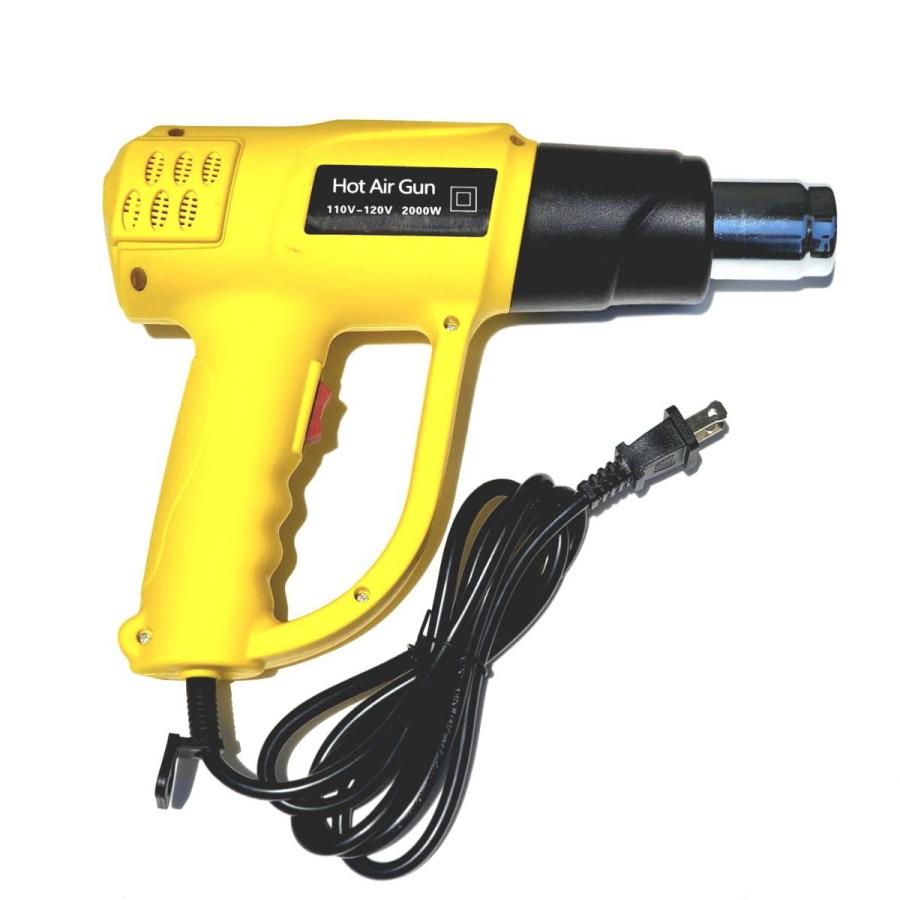ヒートガン ホットガン ホットエアガン超強力 2000W 2段階強弱 アタッチメント スクレーパー 先端ノズル 5種類 付き HOTAIR