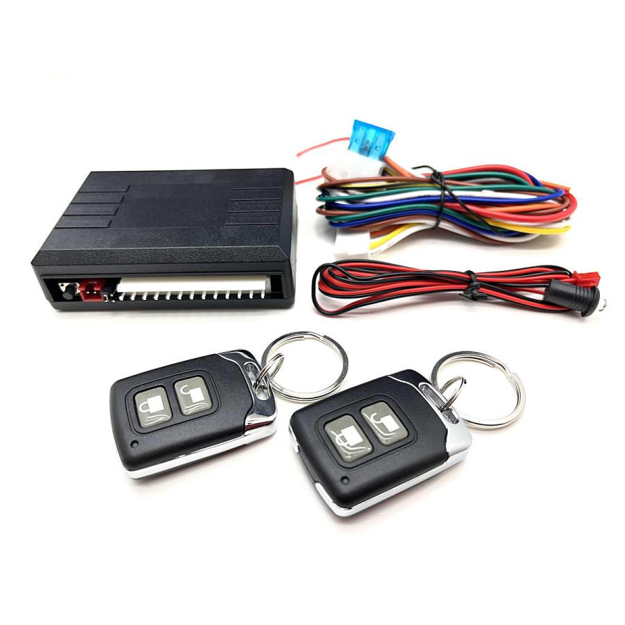 キーレスエントリー キット 後付け 12V 汎用 アンサーバック機能付き