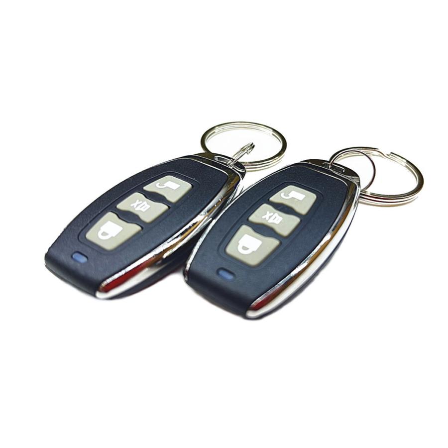 のんさんし専用 トライアンフ　 キーレスエントリー キーレスエントリー キット 後付け 12V 汎用 アンサーバック機能付き