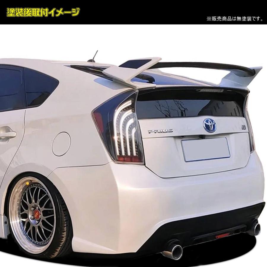 30系 プリウス PRIUS ウイング リア スポイラー 無塗装 ウィング ZVW30 