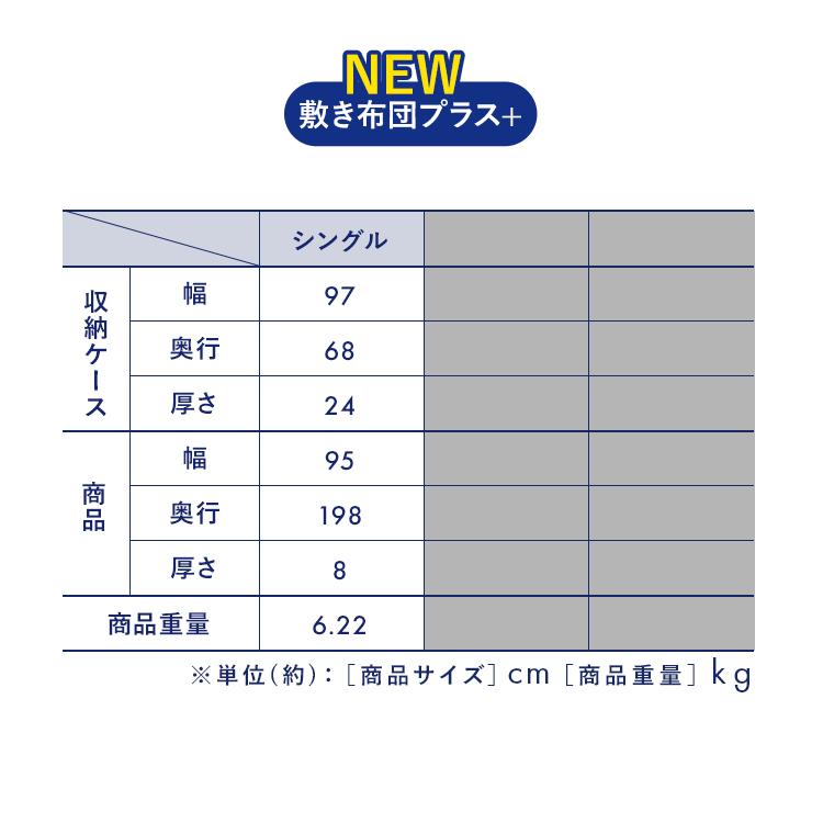 敷布団 シングル 洗える 丸洗い 抗菌防臭 通気性 軽い 軽量 ふんわり 体圧分散 敷き布団 アイリスオーヤマ エアリー Airy ASFP80-S *_19