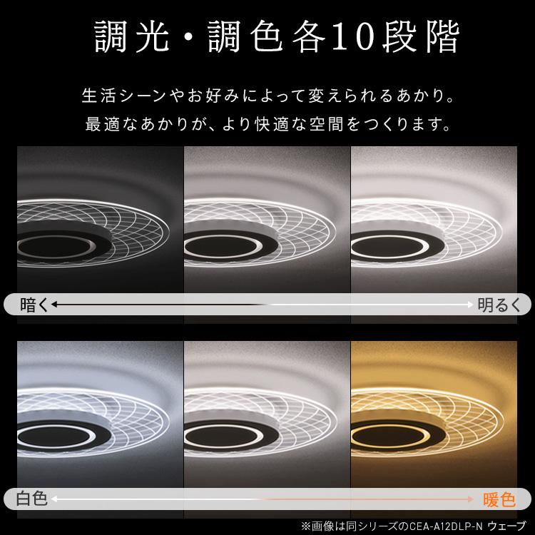 シーリングライト LED 8畳 アイリスオーヤマ おしゃれ 導光板 照明 灯り 一人暮らし CEA-A08DLPの画像