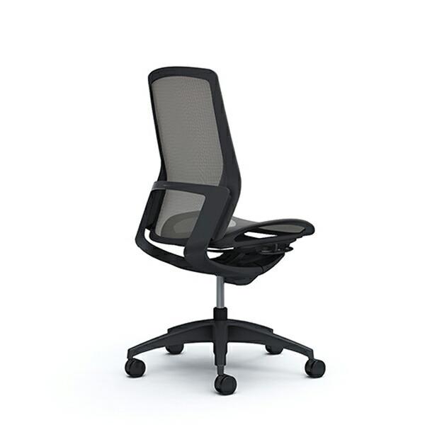 『受注生産品』オカムラ オフィスチェア フィノラ 肘なし ハイバック メッシュ座 ミディアムグレー C735MR-F1F2_1