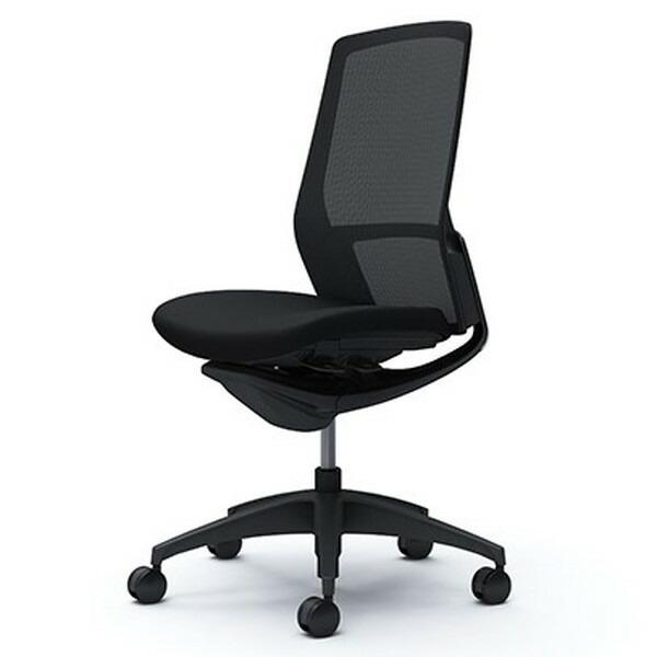 『受注生産品』オカムラ フィノラ ハイバック 肘なし ブラックパネル ブラックボディ ブラック脚 座クッション ブラック C737MR F1G1