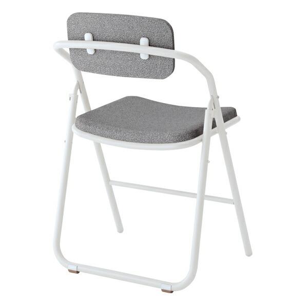 オカムラ ヴィヴァン フォールディングチェア ネオホワイトフレーム グレー 8TCFCH FXW1