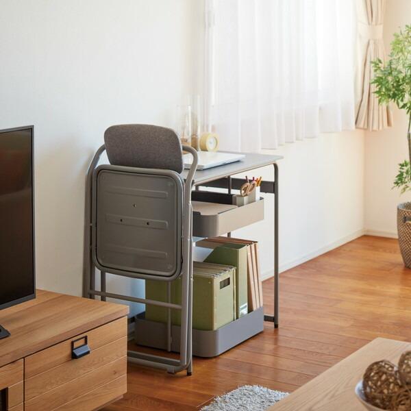 オカムラ ヴィヴァン フォールディングチェア ネオホワイトフレーム グレー 8TCFCH FXW1 ヴィヴァン オカムラ フォールディングチェア ネオホワイトフレーム グレー 8TCFCH FXW1