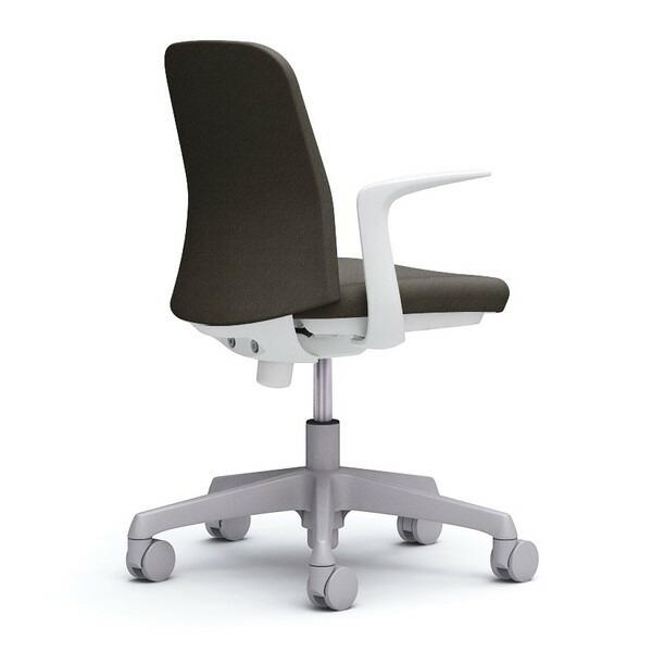 数量限定 オカムラ ライブス エントリーチェア コンパクトタイプ ホワイトボディ デザインアーム ダークブラウン CD23BW FXW3 【GMS9175262004】(32945円)