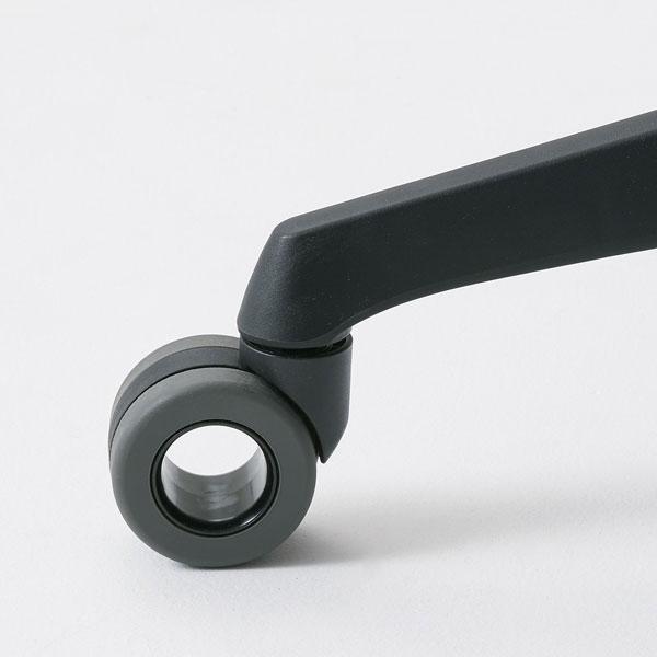 『受注生産品』 オカムラ スフィア EXハイ ブラックボディ 可動肘 座調節有 ウレタンキャスター インターロック CT4EFA_6