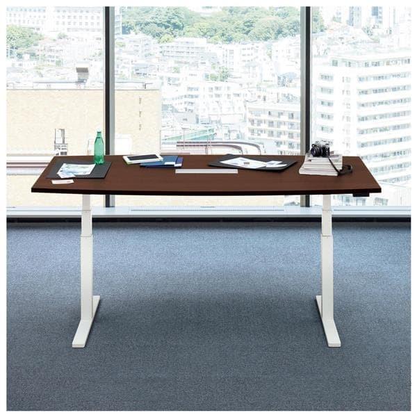 ライオン事務器 Be-fit ビーフィットシリーズ 電動昇降テーブル W2100×D1100×H670〜1250mm BEF-F2111 [ 上下昇降 テーブル デスク 机 つくえ オフィス家具 ]_3