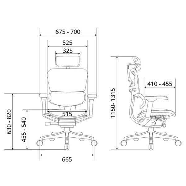 エルゴヒューマン プロ2 ハイタイプ 可動肘 EHP2-HAM オフィスチェア メッシュ チェア 椅子 Ergohuman｜office-kagu-marche｜05