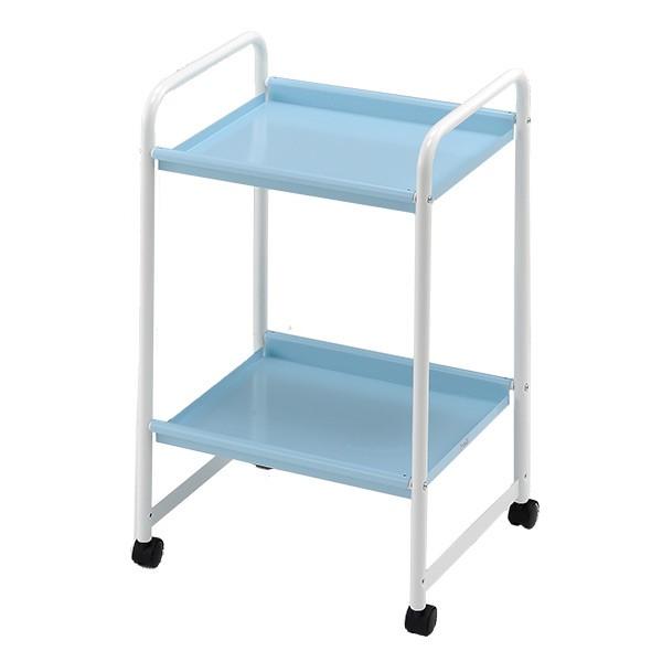 林製作所 ワゴン 脱衣 スチールワゴン 2段 脱衣ワゴン キャスター付き