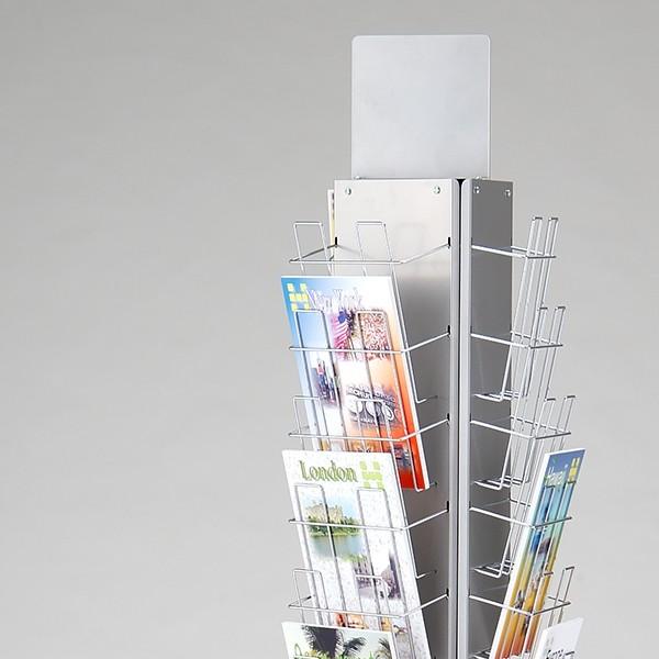 7段 3面 回転式 パンフレットスタンド パンフレットラック カタログスタンド Ys 24 オフィス家具屋さん 通販 Yahoo ショッピング