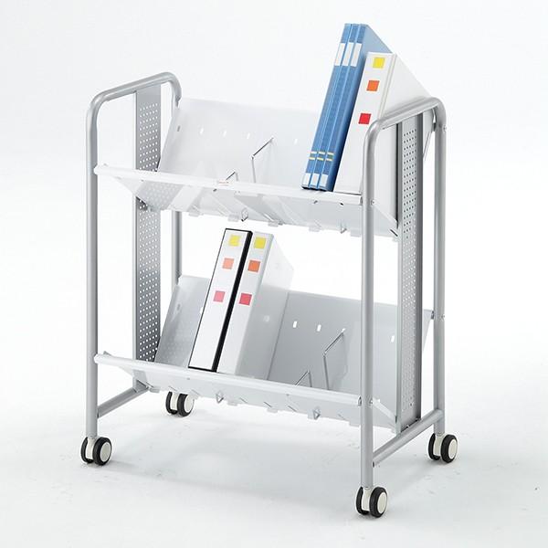 林製作所 デスクワゴン サイドワゴン ブックラックワゴン 2段型 重量