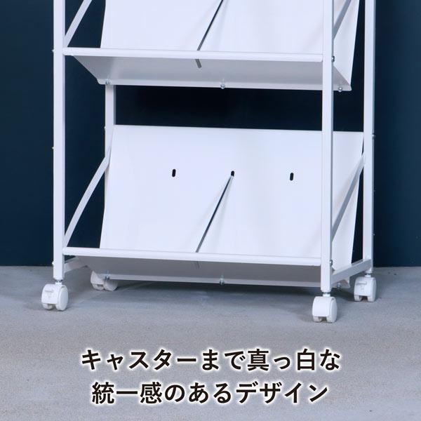 林製作所 デスクワゴン スタンダードファイルラックワゴン 2段