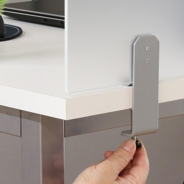 林製作所 デスク パーテーション デスクトップパネル アクリル