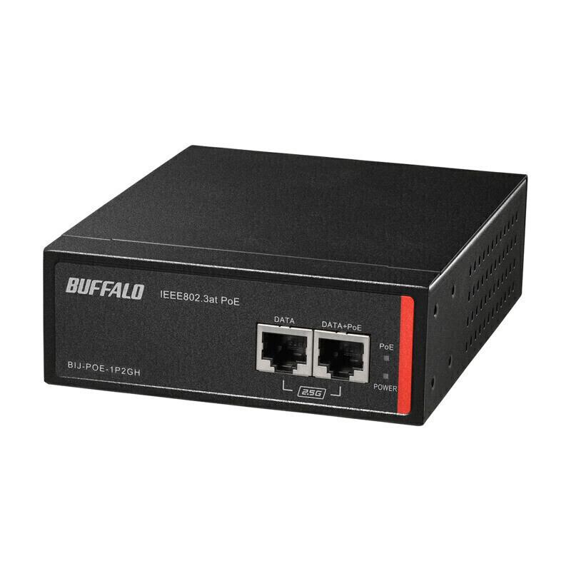 BUFFALO バッファロー POEスイッチHUB BIJ-POE-1P2GH リテール品