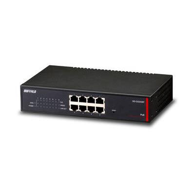BUFFALO BS-GS2008 ギガスマートスイッチ 8ポート Buffalo BS-GS2008 8 Port Gigabit Smart Switch BS-GS2008 B&H