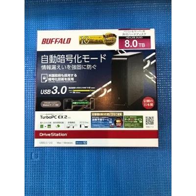 BUFFALO バッファロー 外付けHDD HD-LX8.0U3D 容量:8TB リテール