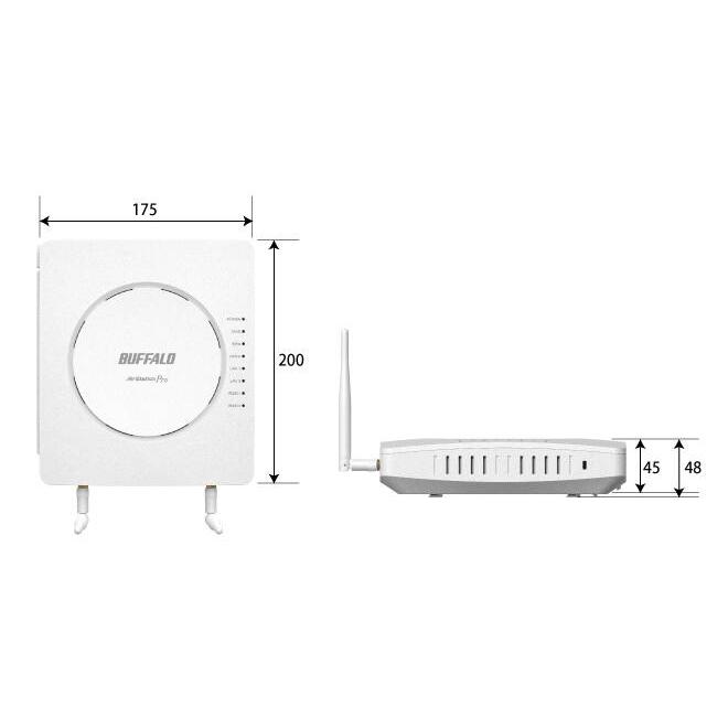 BUFFALO バッファロー 法人向けWi-Fi 管理機能搭載アクセスポイント 