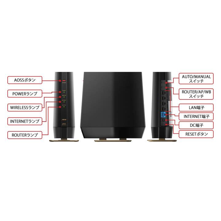 【美品！】バッファロー　Wi-Fiルーター　WSR-5400AX6B-MB Amazon.co.jp: バッファロー WSR-5400AX6S/DMB [無線LANルーター
