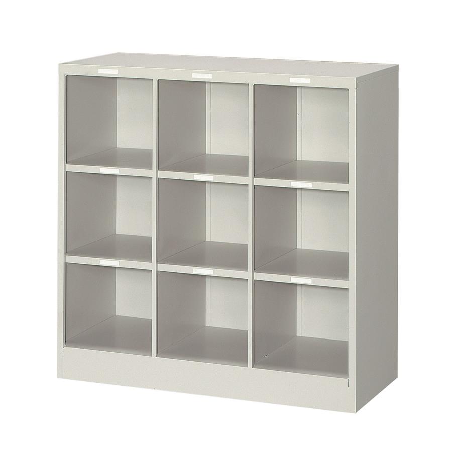 【法人限定】オープンロッカー　９マスタイプ　アルプススチール　KH9NG | 