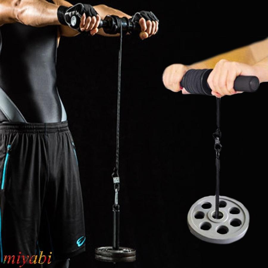 Miyabi リストローラー 手首 前腕 筋トレ フィットネス 筋肉 トレーニング 器具 短時間トレーニングで絶大な効果を発揮 B01mte8ybd オフィスみやび 通販 Yahoo ショッピング