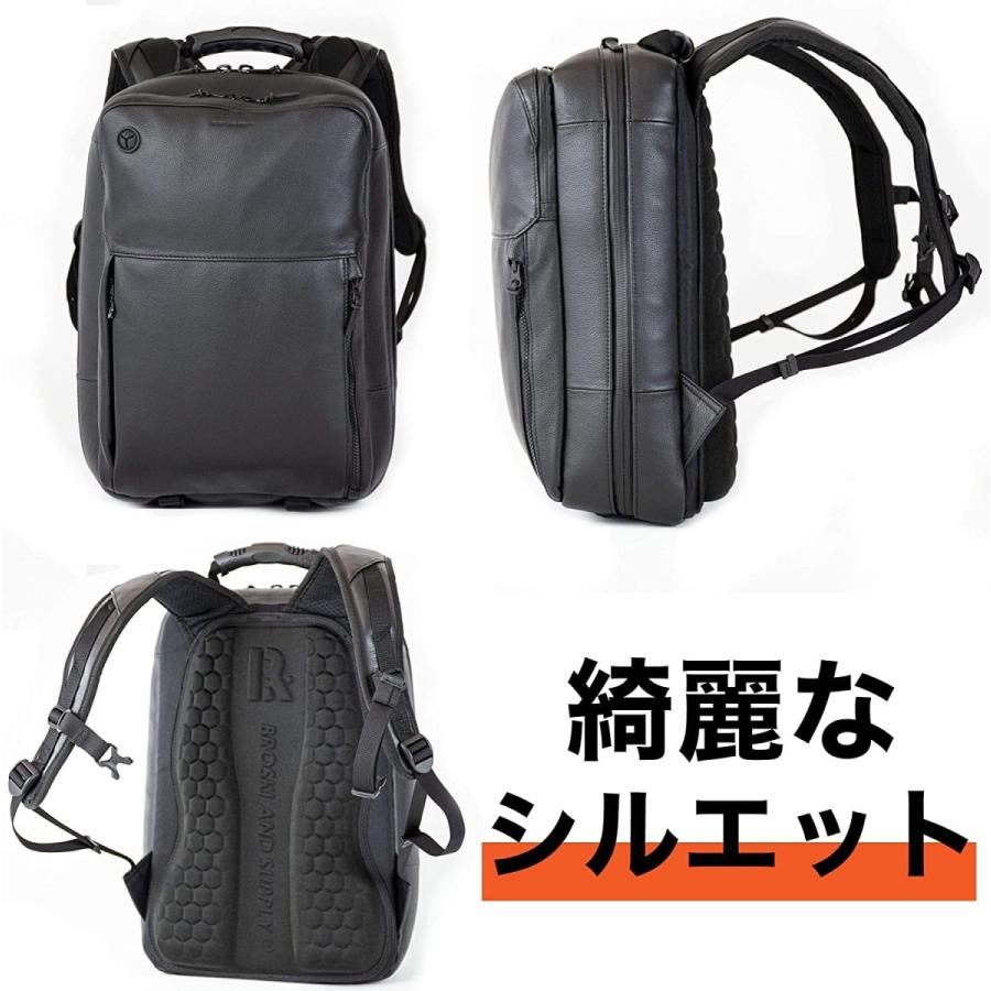 在庫僅少 Broski 防水 出張 通勤 人気 軽量 B4 多機能 撥水 Pcバック Air Macbook Apple バックパック ビジネス リュック 本革 バッグ