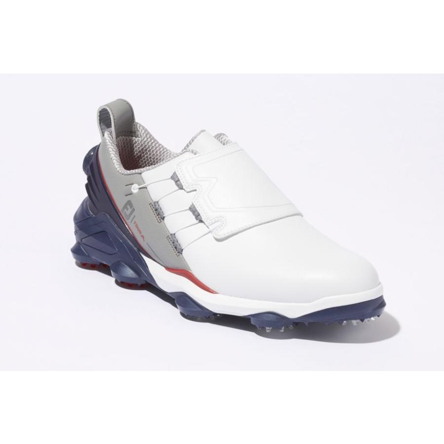フットジョイ TOUR A Boa 53375W ホワイト ネイビー レッド FOOTJOY 店頭商品 FJTOURABoa