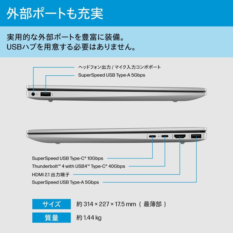 日本HP HP ノートパソコン Pavilion Plus 14-ew 14インチ IPS液晶 第13