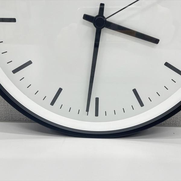 SEIKO（セイコー） 壁掛電波時計 掛け時計 アナログ時計 ブラック 中古