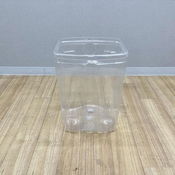イトーキ ダストボックス エスキャビネット 天板付 ゴミ箱 業務用 店舗用 ブラック 中古 AG-880847Bの画像