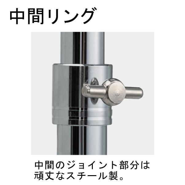 【未使用】コートハンガー 藤沢工業 TOKIO キャスター付 幅1550 伸縮式 クロームメッキ 頑丈 パイプハンガー 事務用 SH-155 AH-878484Sの画像