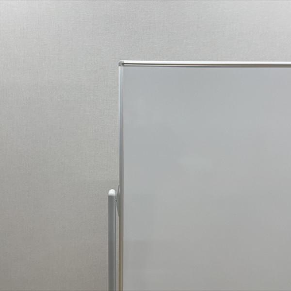 ホワイトボード【片面・.中古】 オカムラ（okamura） 脚付ホワイトボード 両面式 片面暗線入り 移動式