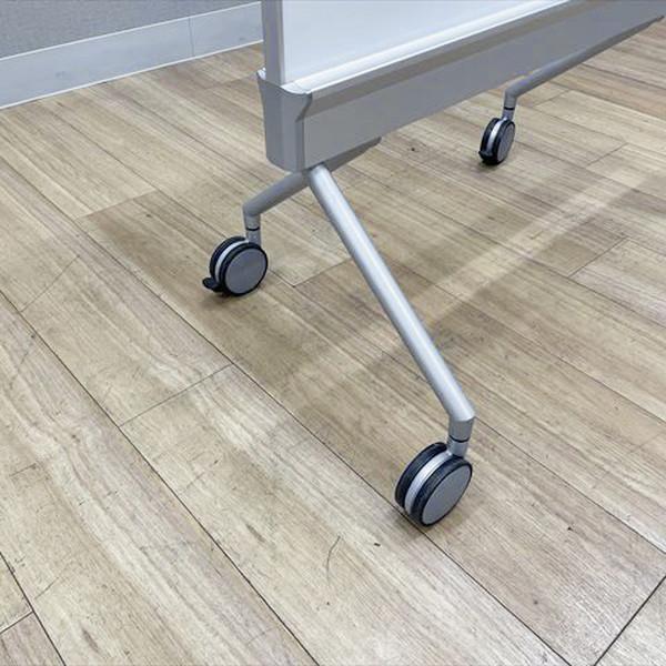 オカムラ（okamura） 脚付ホワイトボード 両面式 縦型 暗線入り アルト