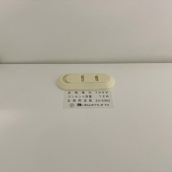 オカムラ ビジネスキッチン レクトライン カップケース 両開き扉 W900 H1810 ホワイト 中古 CB-880800B_7