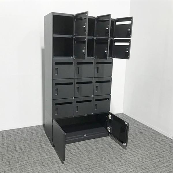 イトーキ コンビキャビネット 両開き15人用メールBOX連結 エス