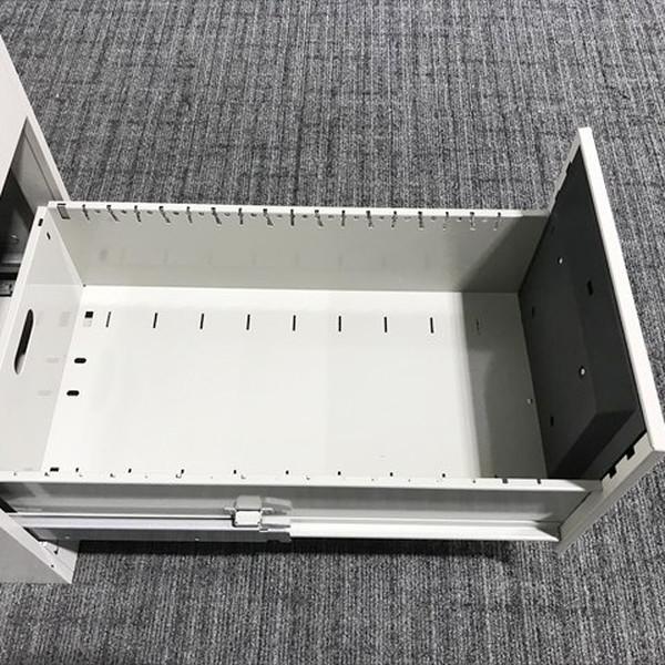 ファイリングキャビネット 4段 A4対応 スチールキャビネット コクヨ ナチュラルグレー 中古 CF-876493C | KOKUYO | 02