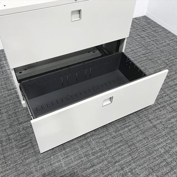 オカムラ ラテラルキャビネット 2段 レクトライン 幅900×高760 オカムラ ラテラルキャビネット 2段 レクトライン 幅900×高760