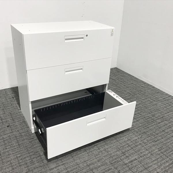 KOKUYO（コクヨ） ラテラルキャビネット 3段 スチールキャビネ 