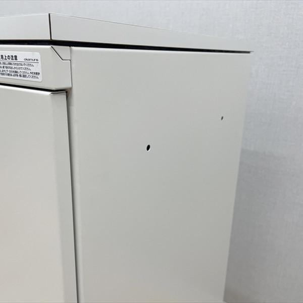 オカムラ（okamura） ラテラルキャビネット 3段 42 スチール書庫 幅900 