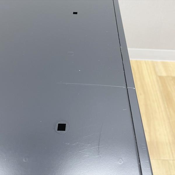 コクヨ ラテラルキャビネット 2段 エディア ブラックタイプ シングルベース型 書庫 W900 H762 ブラック 中古の画像