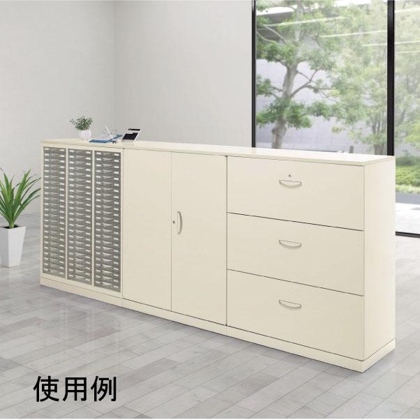 オープン書庫 スチールキャビネット 書庫 本棚 RG45-18K 生興 クオール QUWALL co-041410nの画像