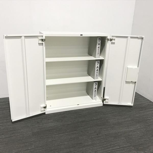 オカムラ 両開き書庫 レクトライン ホワイト 中古 CR-863553B オカムラ 両開き書庫 レクトライン ホワイト 中古 CR-863553B