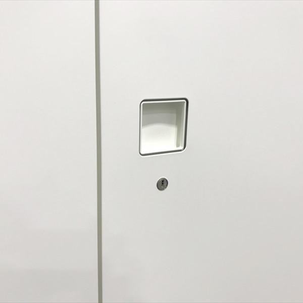 オカムラ 両開き書庫 レクトライン ホワイト 中古 CR-863553B オカムラ 両開き書庫 レクトライン ホワイト 中古 CR-863553B