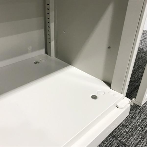 書庫 スチール 両開き書庫 オカムラ レクトライン ライスモーク 中古 CR-869475B_4