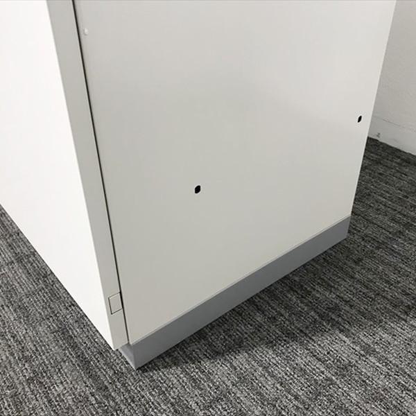 書庫 スチール 両開き書庫 プラス L6 ホワイト 中古 CR-872882Bの画像